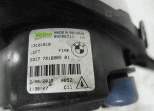 Halogen lewy bmw 5 F10 F11 , 89206711 5