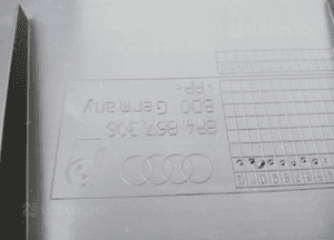 Boczek tapicerka drzwi prawy tył Audi A3 8P 5D 8P4867306 7