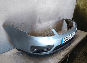 Zderzak przód przedni do ford focus c-max Z3 błękitny pdc czujniki halogeny 5