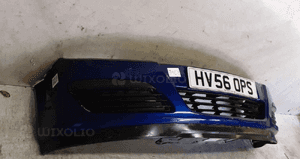 Zderzak przód przedni do opel astra h 3 iii Z21B granatowy spryskiwacze xenon 4