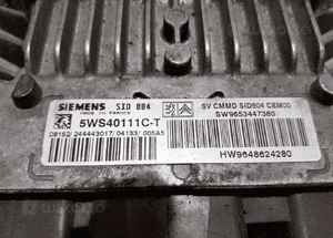 KOMPUTER CITROEN 5WS40111C-T SW9653447380 SID804 4