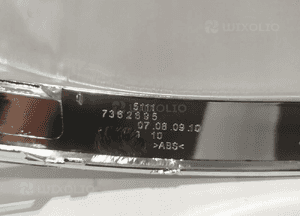 BMW 7 G11 G12 Chrom / Listwa zderzaka L - 15782 4