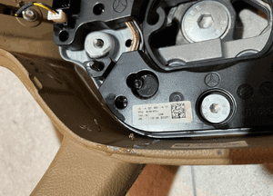 Mercedes W221 przedlift poduszka brązowa oryginał 7