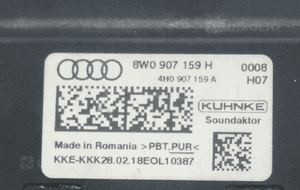 Sterownik dźwięku audi A4 S4 B9 A5 S5 8W0907159H 2018 3
