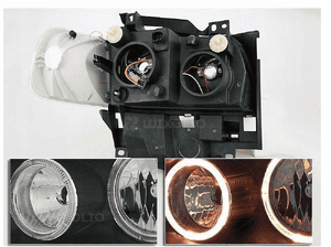 LAMPY Reflektory VW T4 1996-2003  CARAVELLE MULTIVAN RINGI DEPO Soczewki 4