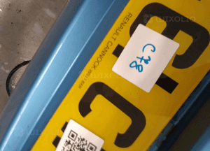 Zderzak tył tylny renault twingo ii 2 TERP8 błękitny 5