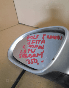 Lusterko lewe 10 pin vw golf v kombi jetta LA7W srebrny 4