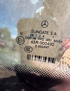 mercedes s 221 szyba przód grzana SUNGATE  zielona 07r 08r 12
