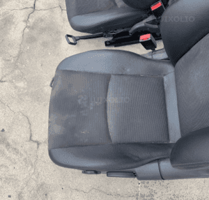 MERCEDES C 203 coupe CLC fotel przedni pół skórzany GRZANY 9