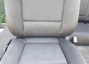 Fotele Fotel Kanapa Nieskladana Welur Czarne Soul Podlokietnik Audi A4 B6 Sedan Komplet 21