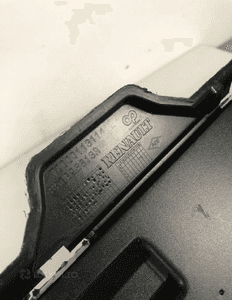 Spoiler dyfuzor zderzak tył tylny renault clio iv 4 hb 2012- 850B26613R 4