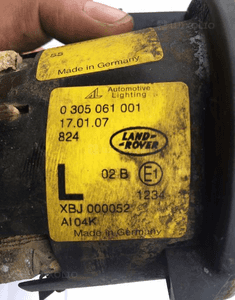 Halogen w zderzak przedni lewy XBJ000052 Range Rover 3 III LM L322 3