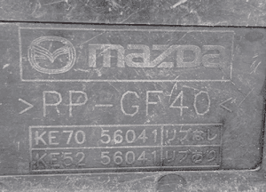 PODSTAWA AKUMULATORA MAZDA 6 KE70/KE52 56041 3