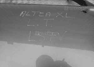 Drzwi lewy tył seat altea xl LS7V radom 2