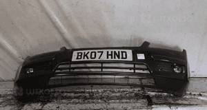 ^ ZDERZAK PRZÓD PRZEDNI DO FORD FOCUS MK.2 II H4 SZARY HALOGENY 1