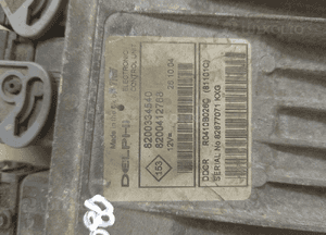 Komputer silnika ecu delphi 8200334540 8200412768 1,5 dci 2