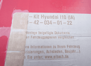 SPRĘŻYNY OBNIŻAJĄCE EIBACH HYUNDAI I10 E10-420-034-01-22 NOWE ORYGINAŁ 3