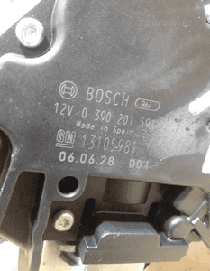 SILNICZEK WYCIERACZKI TYŁ OPEL ASTRA H KOMBI nr 13105981 / 0390201591 2