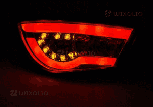 Lampy diodowe do seat ibiza 6J wersje 3 drzwiowe od 2008 do 2012 led smoke 4