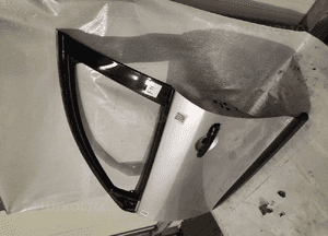 } DRZWI PRZÓD PRZEDNIE LEWE RENAULT MEGANE 3 III TED69 SREBRNY 5D 5 DRZWI HB 3