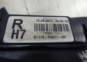 Toyota c-hr full led lampa prawa 81110-F4071-00 6