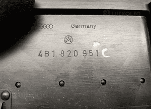 Kratka nawiewu powietrza środkowa Audi A6 C5 4B1820951 4B1820951C 6