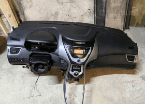 Deska rozdzielcza konsola kokpit airbag pasażera hyundai elantra v 10-16 eu 1