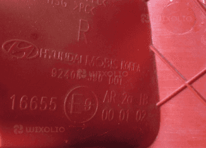 LAMPA TYLNA TYŁ PRZECIWMGIELNA PRAWA HYUNDAI KONA 2017-2020 10