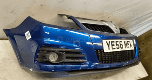 Zderzak przód przedni opel vectra c lift fl Z21B granat granatowy halogeny 4