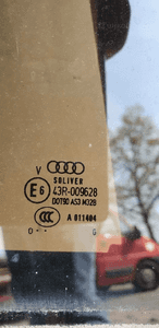 Mechanizm podnośnik szyby ramka prawy tył Audi A6 C6 6