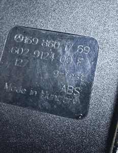 mercedes b 245 a 169 zapinka zapięcie pasa bezpieczeństwa czujnik zapiętych pasów 5