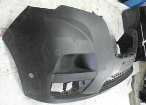 Renault master iv 4 z kratką środkową i boczną zderzak przedni 2
