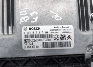 Komputer silnika citroen berlingo partner iii 1.6 hdi 9805947380 0281019817 4