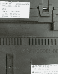 MERCEDES s 221 cl 216 moduł SAM skrzynka przód 4