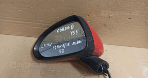 Lusterko lewe 5 pin opel corsa d pęknięte szkło Y547 2