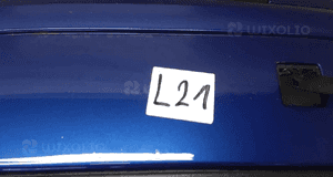 Zderzak tył tylny do volvo V50 niebieski błękitny 2