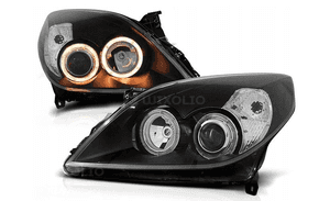Stylowe Reflektory DEPO z Soczewkami do OPEL VECTRA C SIGNUM 2005-2008 2