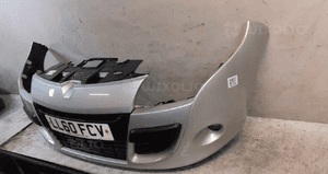 Zderzak przód przedni renault megane 3 iii coupe halogeny TED69 srebrny 3
