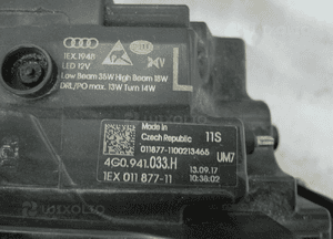 Audi A6 4G0 full led lift cała lampa przednia lewa 7