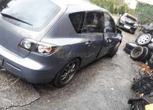 Mazda 3 BK 03-09 drzwi lewy tył tylne lewe przednie  w kolor 32s  szyba lampa 4