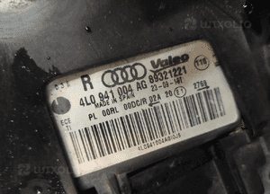 Audi Q7 4L lift lampa przód xenon led lewa lub prawa uk oryginał 16