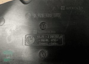 Obudowa osłona pokrywa silnika filtra powietrza BMW 5 E39 3.0D 0928400393 2249717 5