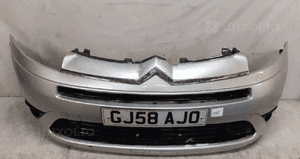 ZDERZAK PRZÓD PRZEDNI DO CITROEN C4 PICASSO HALOGENY EZRC srebrny 5