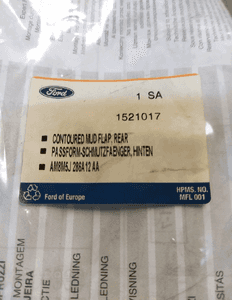 Ford fiesta ii MK2 chlapacze tył tylne prawa i lewa nowy oryginał 10