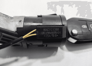 Stacyjka kluczyk pilot peugeot 208 i 9663123380 2015-2019 lift europa 5
