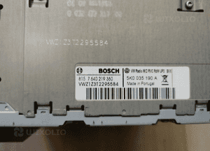Radio RCD 510 Volkswagen 5K0057190AX 5K0035190A 4