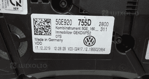 Licznik zegary vw e-golf vii 5G 20912KM 5GE920755D 5