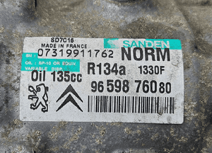 Peugeot 407 Citroen C4 Picasso C5 2.0 HDI sprezarka klimatyzacji 9651911380  9659876080 2