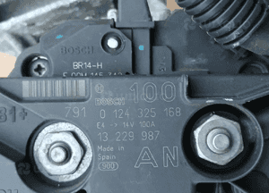 Opel Vectra C lift Zafira B Astra H 2.2 16V alternator 100A 13229987 AN 6