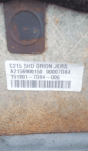 MERCEDES cl 215 podsufitka szyberdach oryginał 3